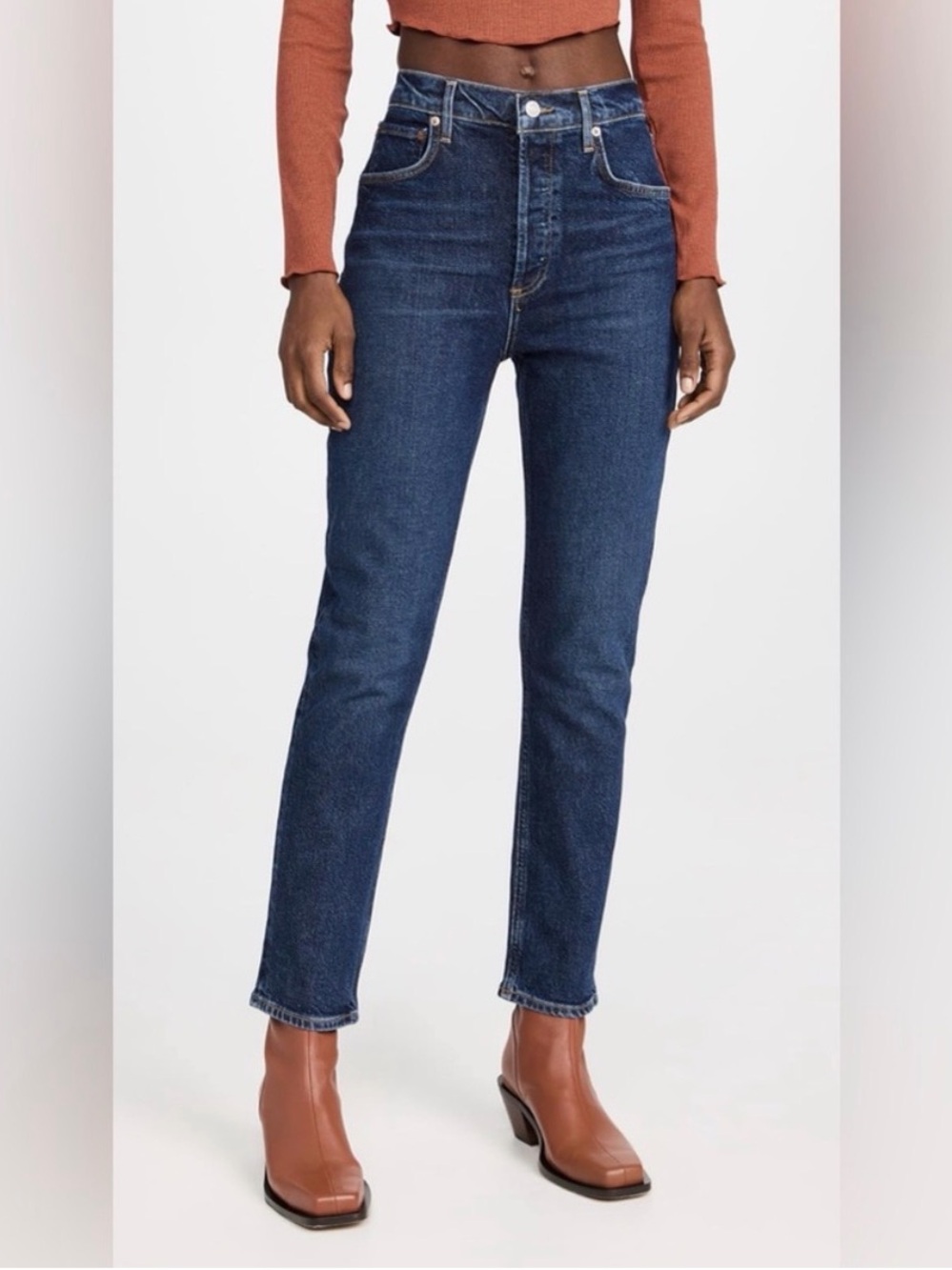 Agolde Riley Long in Turkey.